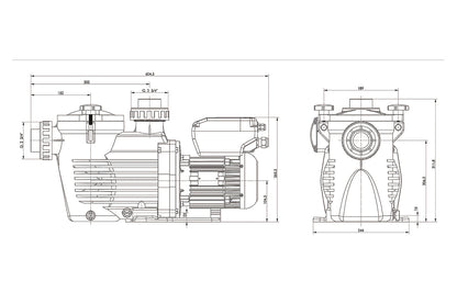 Kripsol KSE VS-150 havuz pompası