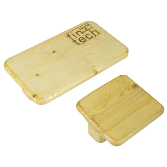 Sauna Kapısı Ahşap Tutamak Seti