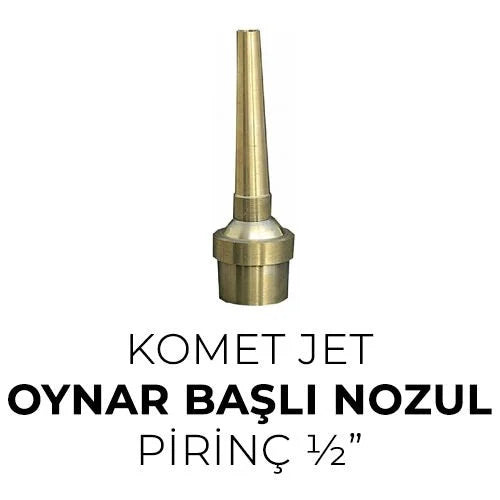 Fıskiye Nozulları- Komet Jet Başlı Nozul Pirinç